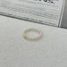 Rice Pearl Ring, Shell Bead, Niche Fashion OL, Light Luxury Transit, Gold Bead Handmade Gift, Finger Ring_ipsvogv.com