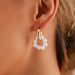 Fashion Ins Style Pearl Beaded Earrings Women's Asymmetric Love Pendant Earrings Spice Girl_ipsvogv.com
