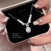Diamond Super Sparkling Angel Wings ! Zircon Necklace For Women's Ins, Light Luxury, Niche Temperament, Versatile Design,_ipsvogv.com