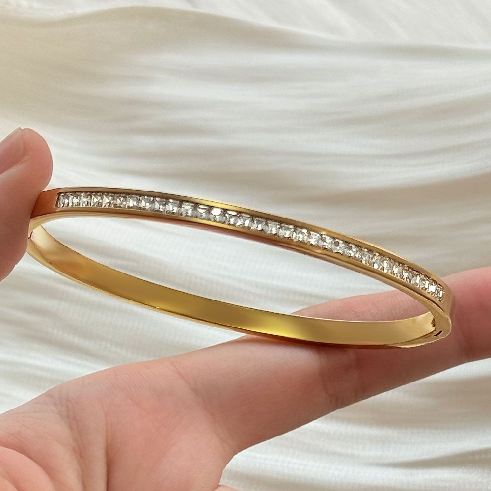 Women's Bracelets Small Waist Bracelet For Women Light Luxury Niche Exquisite Plain Ring Bracelet High Grade Titanium Steel Non Fading Hand Jewelry_ipsvogv.com