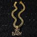 New Personalized Style English Letter 90 BABY Hip Hop Creative Pendant Necklace_ipsvogv.com