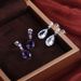 Cao Shi's Hot Selling Earrings Are Grand Women's Water Droplets, Zircon Copper Earrings, Fashionable And Popular_ipsvogv.com
