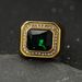 New 316 Stainless Steel Full 3D Colorful Diamond Fashion Personality Men's Ring_ipsvogv.com