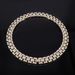 Men’s Jewelry Set Fashion 16mm Watch Chain Alloy Diamond Necklace For Men High End Personality Cool Hip Hop Cuban Chain_ipsvogv.com
