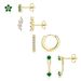 Unisex Fashion Flower Gold Hoop Earrings Are Fully Inlaid With Zirconium And Brass Electroplated Earrings, Simple And Elegant Female Earrings_ipsvogv.com