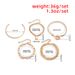 5! Cross Chain Lock Pendant Bracelet Set, European And American Hip Hop Atmosphere Ins Trendy Cool Internet Celebrity Fat Wrist MM Jewelry_ipsvogv.com