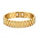 Wanpai Strap Titanium Bracelet Couple Fashion 15MM Stainless Steel Men's Watch Chain Adjustable Jewelry_ipsvogv.com