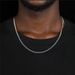 Hip-hop Solid Color Stainless Steel Men's Necklace_ipsvogv.com