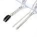 Wig extension chain silver plated tassel hair chainheaddress head chain BB clip hair accessories_ipsvogv.com