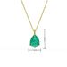Zodiac Birthstone Necklace - 12 Colored Gemstone Drip Pendant, Plated Clavicle Chain, Personalized Astrology Jewelry Gift_ipsvogv.com