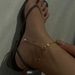 Women’s Jewelry Set Fashion Simple Retro Style Electroplated Scallop Pearl Minimalist Anklet_ipsvogv.com