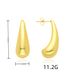 Women’s Jewelry Set Fashion Ins Fashion Simple Niche Personality Earrings Jewelry Female Popular Hollow Glossy Banana Boat Earrings_ipsvogv.com
