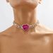 Light Luxury Claw Chain Full Of Diamonds, Elegant Necklace, Romantic And Sweet Love Dinner Necklace_ipsvogv.com