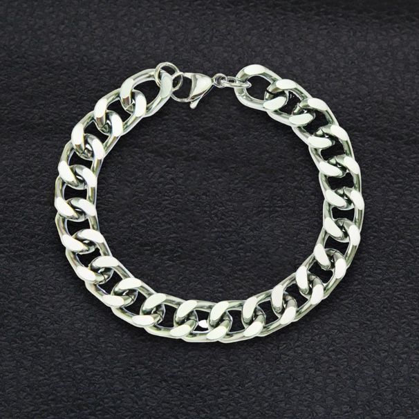 Male And Female Trendsetters Street Dance Rap Accessories, Full Diamond Large Gold Cuban Chain, Cool Hip-hop Necklace_ipsvogv.com