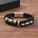 hot selling accessories, simple creative braided leather bracelets, leather bracelets, fashion accessories_ipsvogv.com