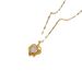 Titanium Steel Necklace Women's Double Love Korean Edition Simple Set with Zircon Interwoven Light Luxury Versatile High_ipsvogv.com