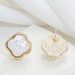 Small niche design, irregular pearl female personality, metal versatile, internet famous, stylish ear, high-end_ipsvogv.com