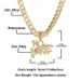 New Full Diamond Cuban Chain Splicing Letter Love Pendant Hip-hop Street Culture Trendy Men's Necklace_ipsvogv.com