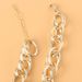 Jewelry Set Creative Retro Punk Style Gold Thick Chain Single Layer Necklace Bracelet_ipsvogv.com