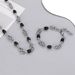 Hip Hop Stainless Steel Cuban Chain Black Bead Handmade Chain Trendy Accessories Thick Chain Necklace Clavicle Chain_ipsvogv.com