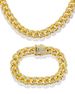 Hip Hop Gold Silver Copper Micro Paved Zircon Cuban Necklace Men's Jewelry_ipsvogv.com
