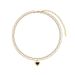 Women's Jewelry Retro Double Layered Black Agate Love Necklace Light Luxury High End Design Elegant Temperament Clavicle Chain_ipsvogv.com