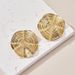 Irregular Round Women's Personality Geometric Gold Exaggerated Versatile Elegant Drop Earrings_ipsvogv.com