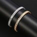 Zircon tennis chain micro inlaid square zircon hip hop couple alloy necklace pendant_ipsvogv.com
