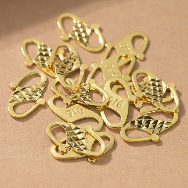 Necklace buckle bracelet buckle Big S buckle engraved 916 car flower connecting buckle jewelry accessories DIY handmade_ipsvogv.com