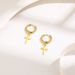 Women's Jewelry Titanium Steel Earrings Trendy Simple Unisex Earrings Stainless Steel Gold Earrings_ipsvogv.com