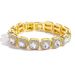 Unisex Hip Hop Full Diamond 13mm Wide Square Diamond Bracelet Inlaid With Diamond Rock Sugar Cuban Chain Square Diamond Hip Hop Men's Bracelet_ipsvogv.com