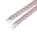 15MM Korean Pink Light Luxury Versatile Simple Men's Cuban 2022 Fashion Trend Ins Style Necklace_ipsvogv.com