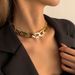 Rhombus O-shaped Necklace Women's Collarbone Chainsimple And Versatile Temperament Collar Personalized Niche Design Trend_ipsvogv.com