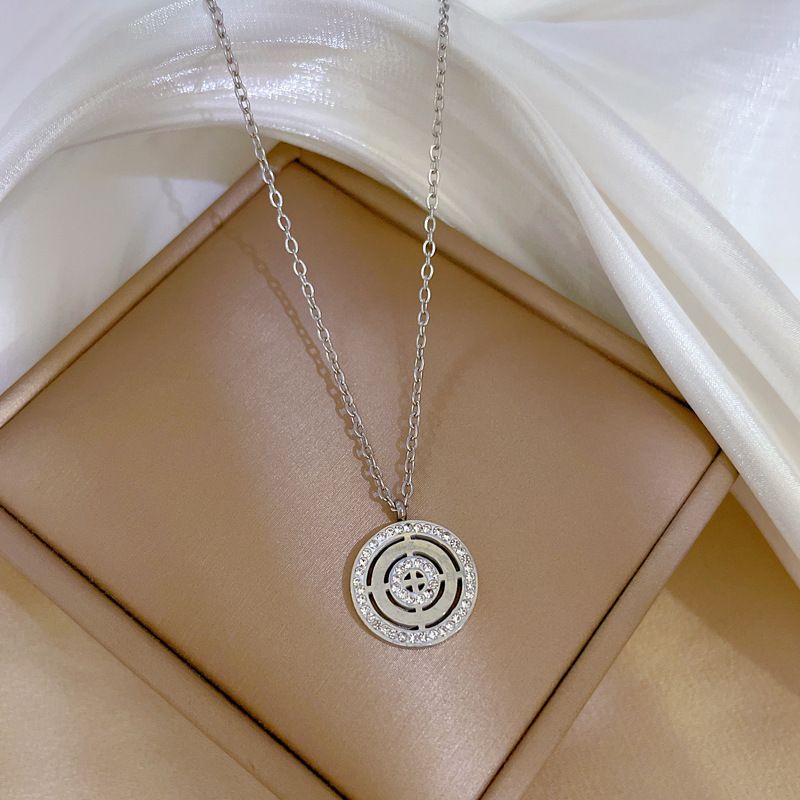 Full Body 【 Titanium Steel 】 Roman Disc Extremely Simple Wind Furnace, Real Gold Necklace For Women Instagram, Internet 【 】 Furnace, Instagram,_ipsvogv.com
