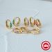 S925 Sterling Silver Ins Style Diamond Earrings Earrings Light Luxury Color Diamond High End Ear Jewelry_ipsvogv.com