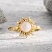 Bohemian Holiday Style Sun Drop Glue Ring Female Copper Gold Plated Elegant Fashion Index Finger Ring_ipsvogv.com