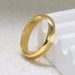 Simple Smooth Three Color Optional Ring Female Copper Plated Real Gold Minimalist All Match Cold Style Index Finger Ring_ipsvogv.com