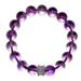 Jiu Zi Li Huo Natural Brazilian Amethyst Transport For Girls, Light Luxury, Niche, Women, High End, Stacked Bracelet_ipsvogv.com