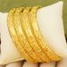 Gilded Fashion Hollow Out Four Flowers Design Women's Bracelet Daily Bridal Wedding Party Gift_ipsvogv.com
