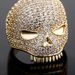 Ins Popular Skull Head Personality Hip Hop Ring Full Of Zircon Trendy Hand Jewelry Gold Jewelry Bling_ipsvogv.com