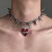 Wind Black Men's Chain Hip-hop Punk Rock Couple Collar Women's Neck Strap Skull Rivet Necklace Accessories_ipsvogv.com