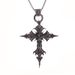 Personalized Gothic Skull Cross Pendant Necklace Men's Trend Punk Jewelry Gift_ipsvogv.com