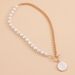 Niche Design High-end Splicing Chain Fritillary Pendant Necklace Female, Cold Wind OT Buckle Pearl Necklace Decoration_ipsvogv.com