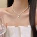 Multi Layer Pearl Necklace For Women, Niche Punk Style, Cross Clavicle Chain, Fashion, Versatile Necklace Accessories_ipsvogv.com