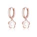 Women’s Jewelry Set Fashion New Style Cold Style Brass Real Gold Electroplated Flower Earrings For Women Personality Temperament Fashion Earrings_ipsvogv.com