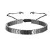 Geometric Creative Love Flat Beads Round Beads Black Gallstone Hand Woven Bracelet Personality Adjustable Bracelet Female_ipsvogv.com