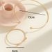 New Collection: Necklace Bracelet Set, Simple Gold Tone, Elegant And Unique Women's Jewelry_ipsvogv.com
