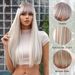 hot selling La Sylphide Ombe Gey Wig Cosplay Woman Long Staight with Bangs Synthetic Paty Wigs High Quality HIgh Tempeatue_ipsvogv.com