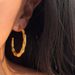 INS Fashionable Niche INS Retro Titanium Steel Bamboo Knot Old Earrings_ipsvogv.com