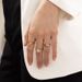 ins style simple open ring female stainless steel gold love zircon titanium steel ring index finger stone hand jewelry_ipsvogv.com